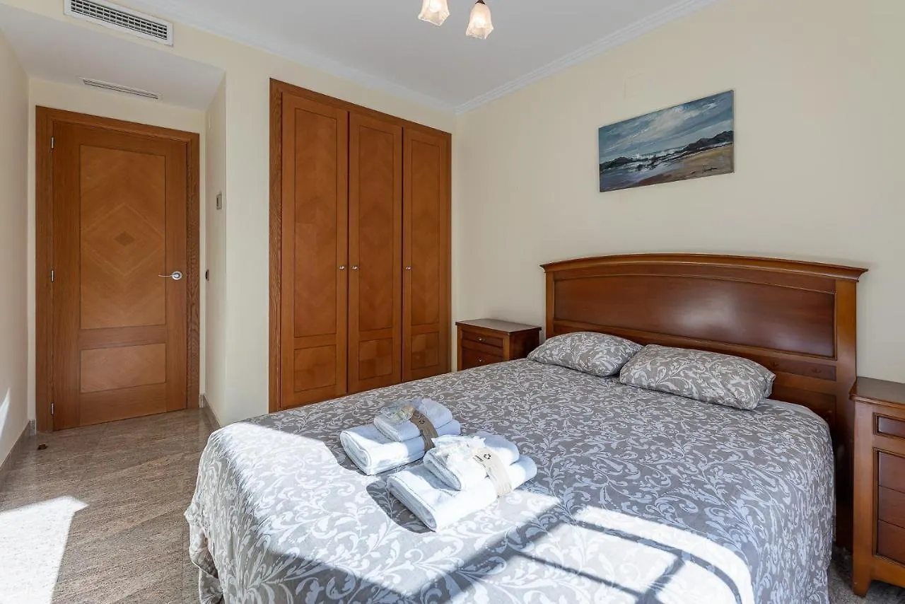 公寓 797 Holiday Rentals - Bellagio- Elegante Piso Para 6 A 1 Min De La Playa, Con Piscina Interior Y Exterior, Spa Con Jacuzzi 贝纳尔马德纳 西班牙
